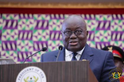 President Nana-Addo Addressing Parliament