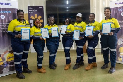 Newmont Pushes Diversity with First Female Dozer Operator Graduates
