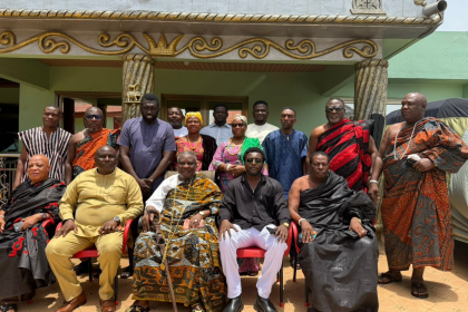IDU Leadership Pays Courtesy Call on Nungua Mantse